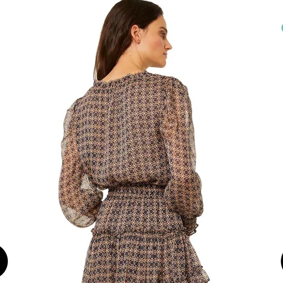 Siena Women's Black and Gold Top - Picture 3 of 8